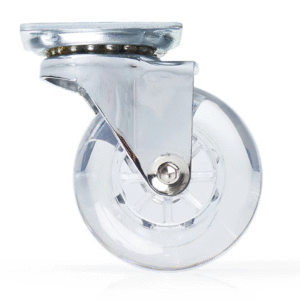Rodachina Pu Transparente 64 Kl H: 97 Mm Ø 75 Mm Hro165-01