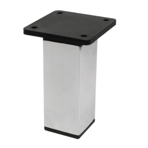 Pata 596 Acero Cromado 10cm 38x38 Mm