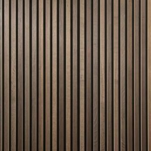 Tablero Alistonado Roble con varillones fondo negro